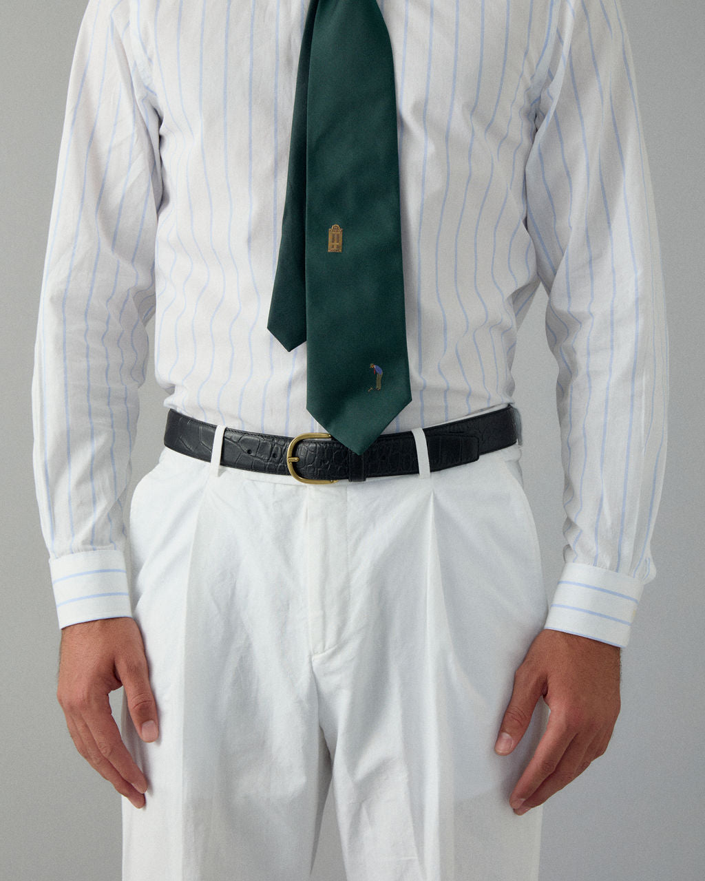 Retro White Stripe Shirt