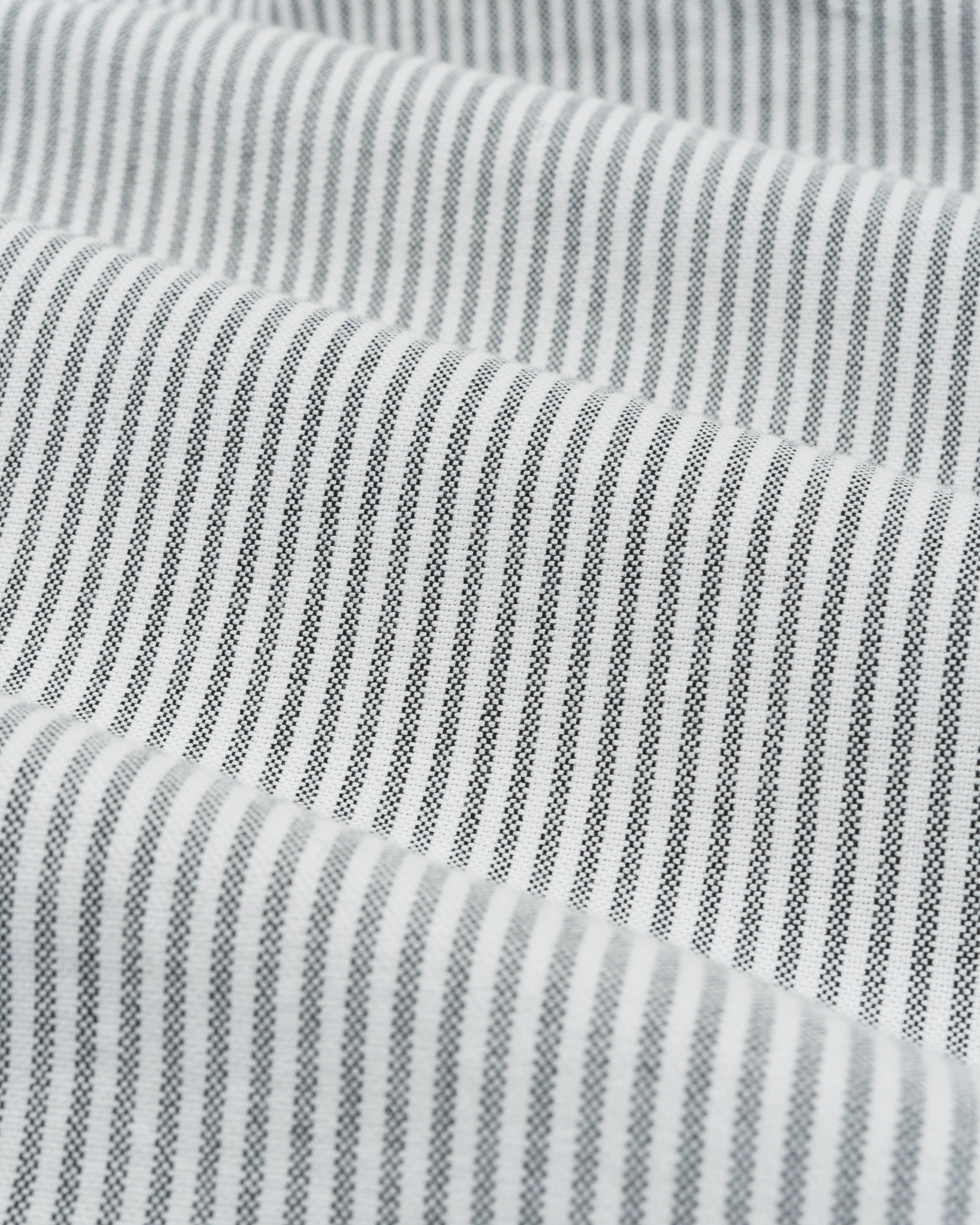 'Le Stripe' Black Oxford Shirt