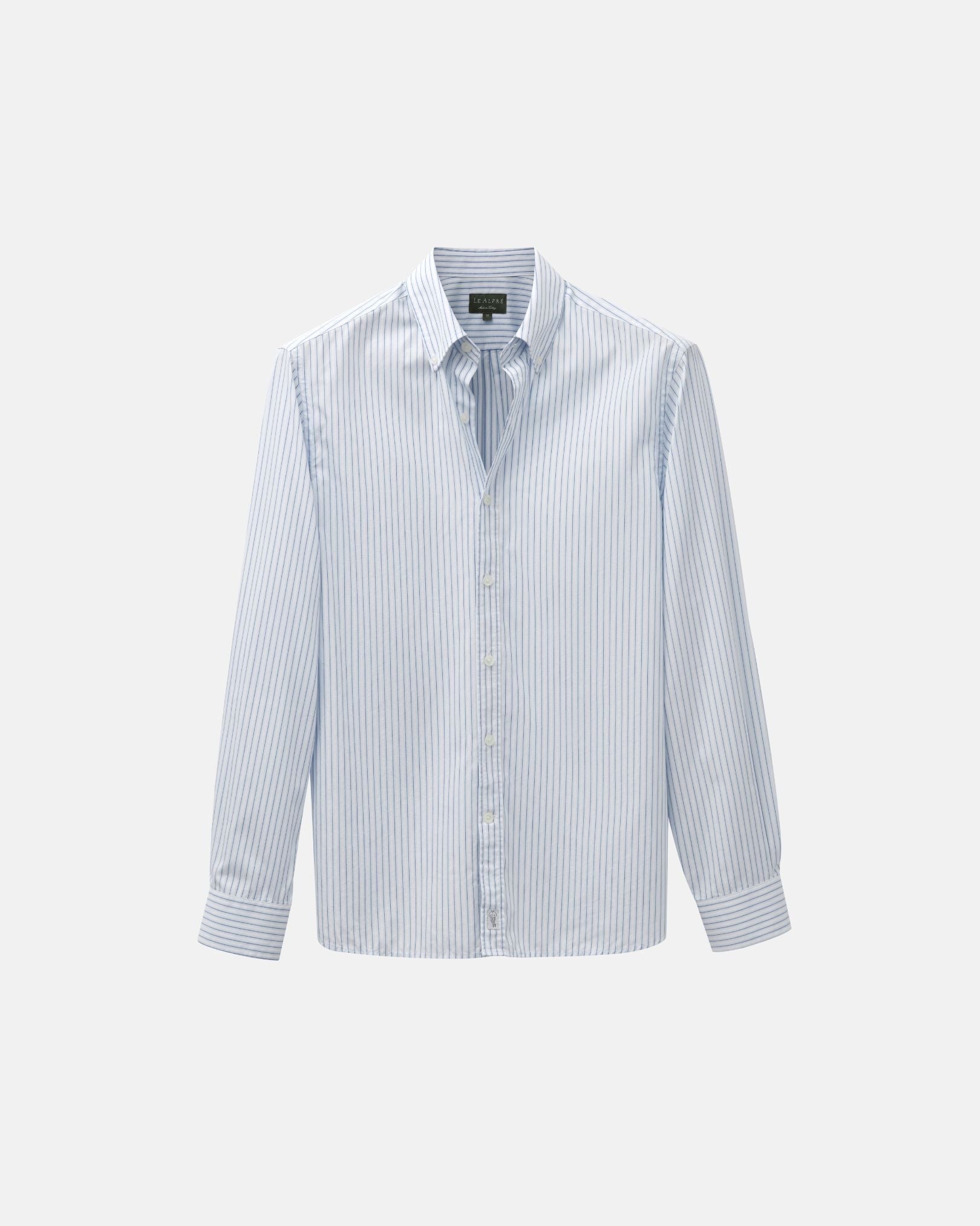Aqua Thin Stripe Shirt