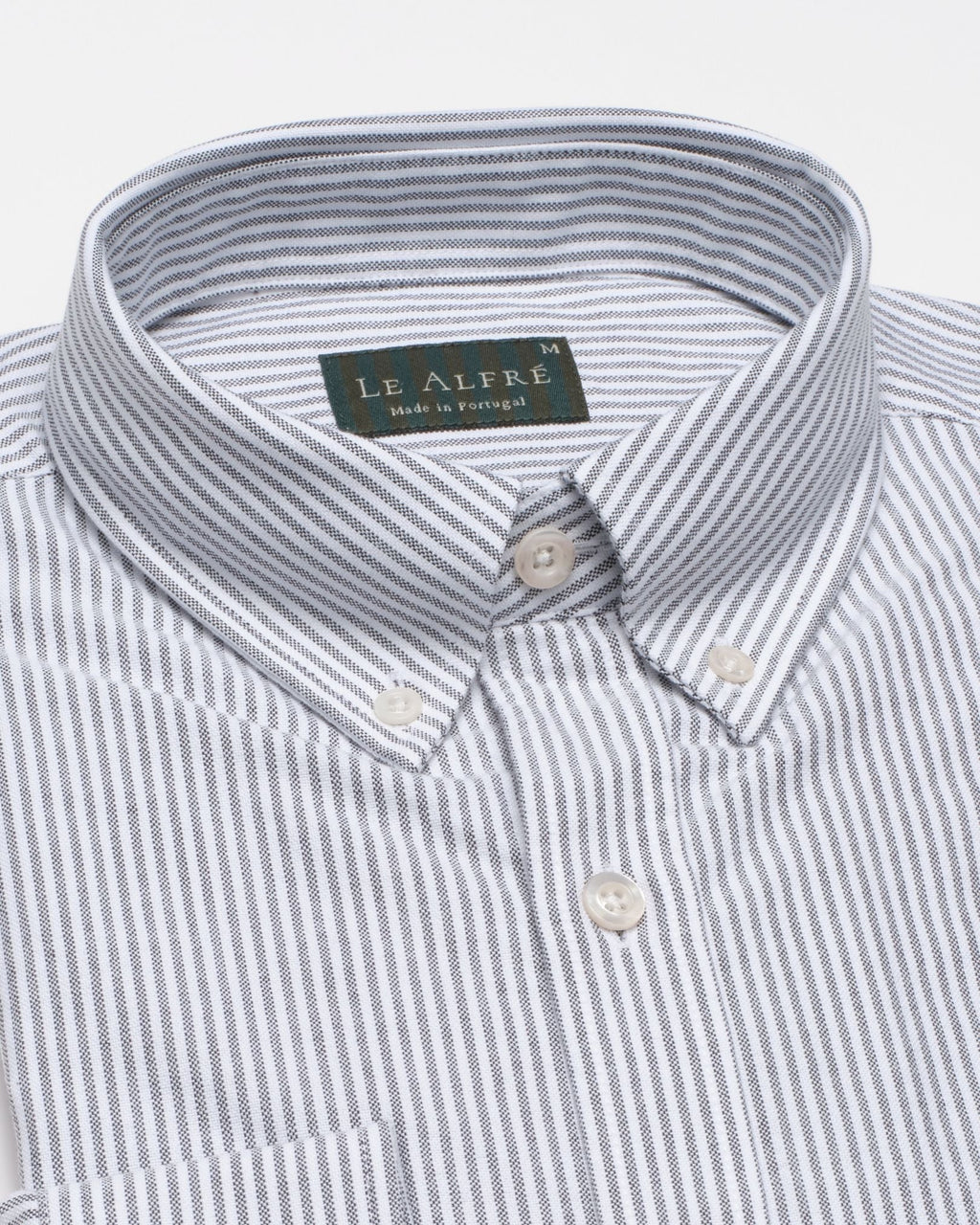 'Le Stripe' Black Oxford Shirt