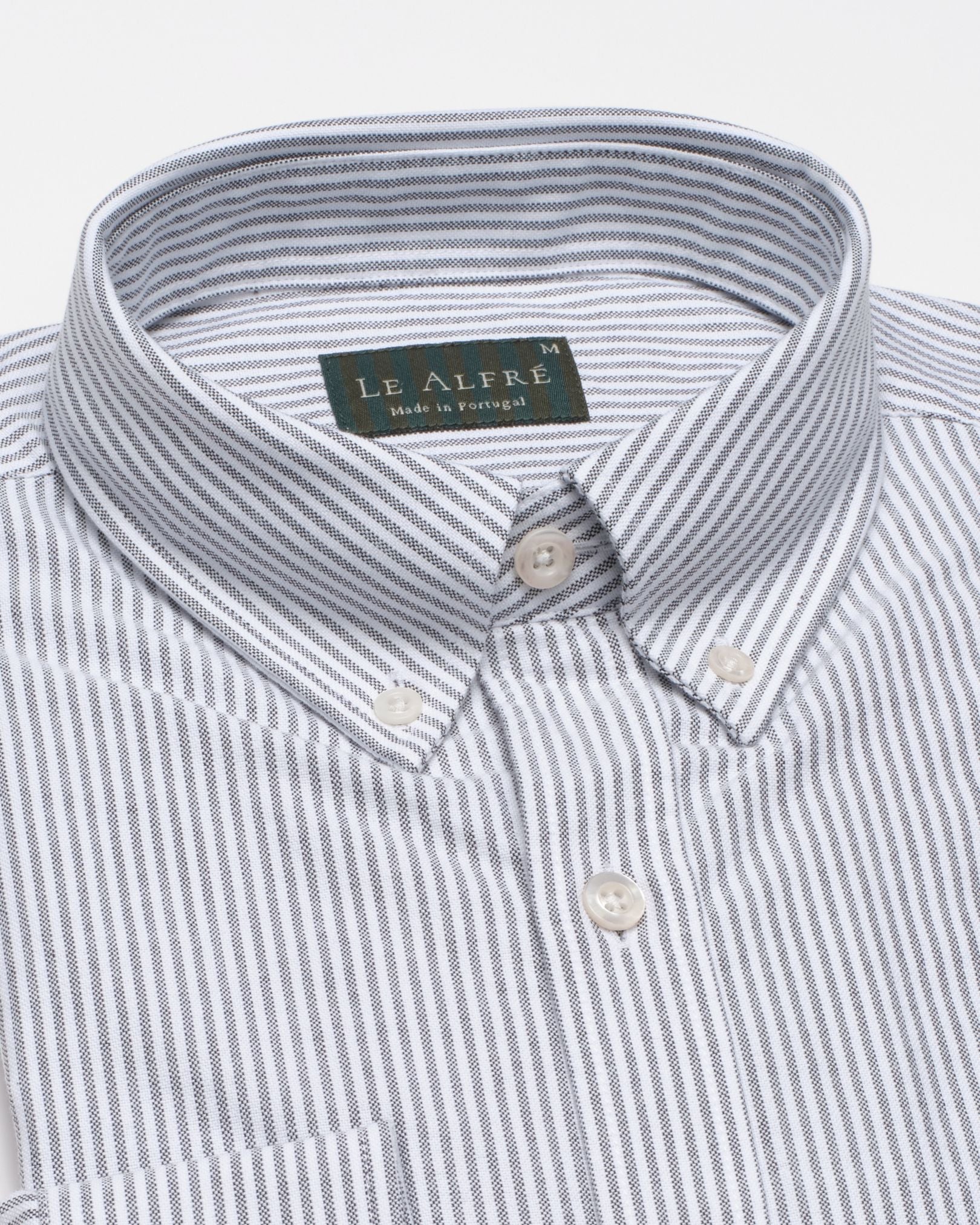 'Le Stripe' Black Oxford Shirt