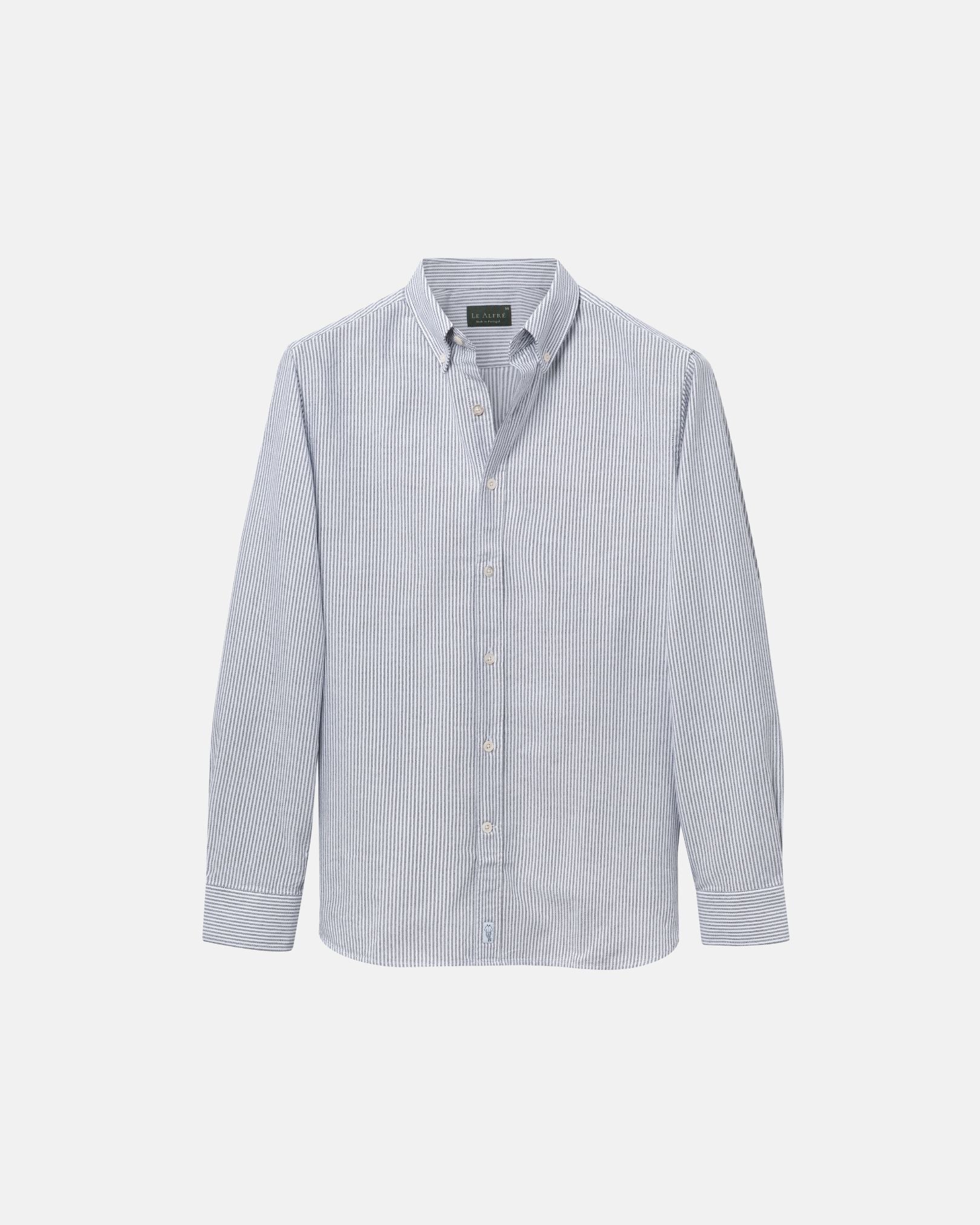 'Le Stripe' Black Oxford Shirt